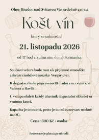 Pozvánka na Košt vín